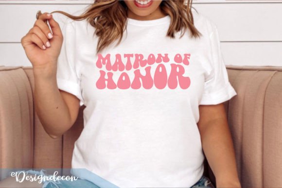 Matron of Honor Retro Wavy Pink SVG Review