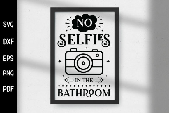 No Selfies in the Bathroom Embroidery Review