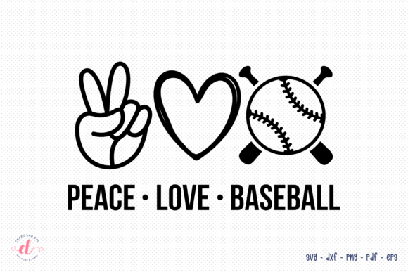 Peace Love Baseball SVG Review