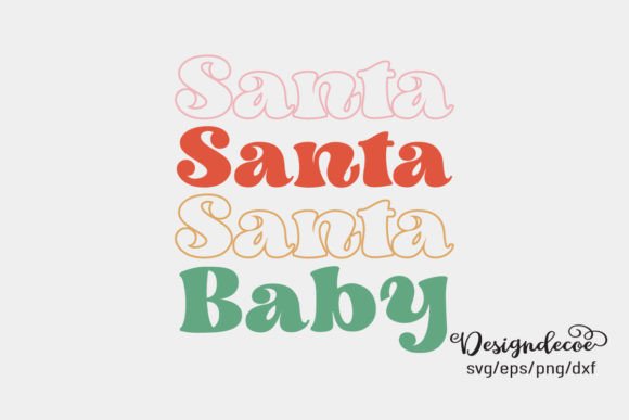 Santa Baby Retro Groovy Sublimation SVG Review